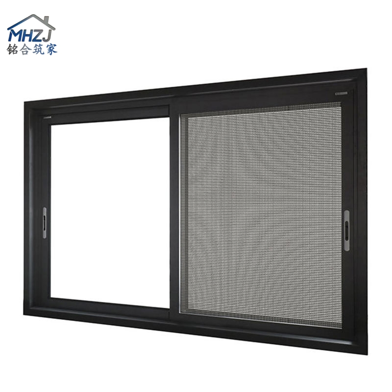 Ventanas deslizantes de aluminio de alta calidad, diseño de ventanas deslizantes de doble acristalamiento, ventanas deslizantes con marco muy estrecho y delgado