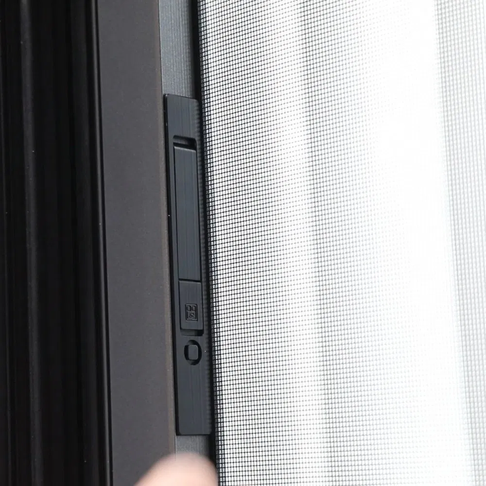 Ventanas deslizantes de aluminio de doble acristalamiento y ventanas de giro y inclinación con resistencia de rendimiento confiable y buena aislamiento térmico