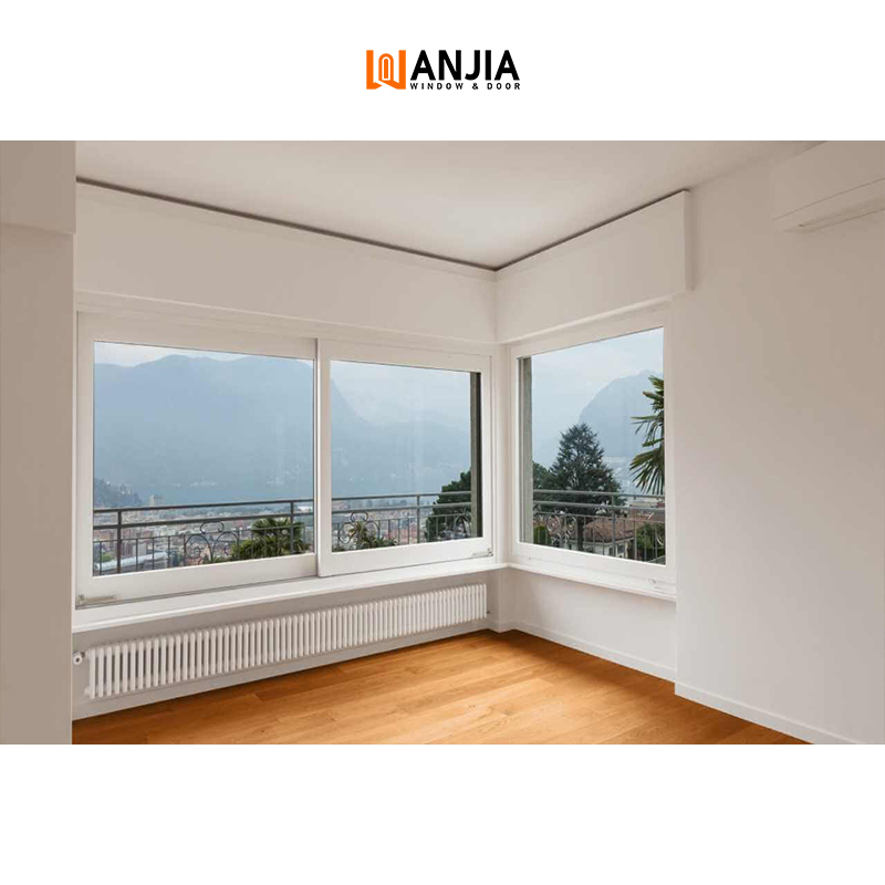 Ventana deslizante de PVC de vinilo de doble acristalamiento personalizada para espacios únicos