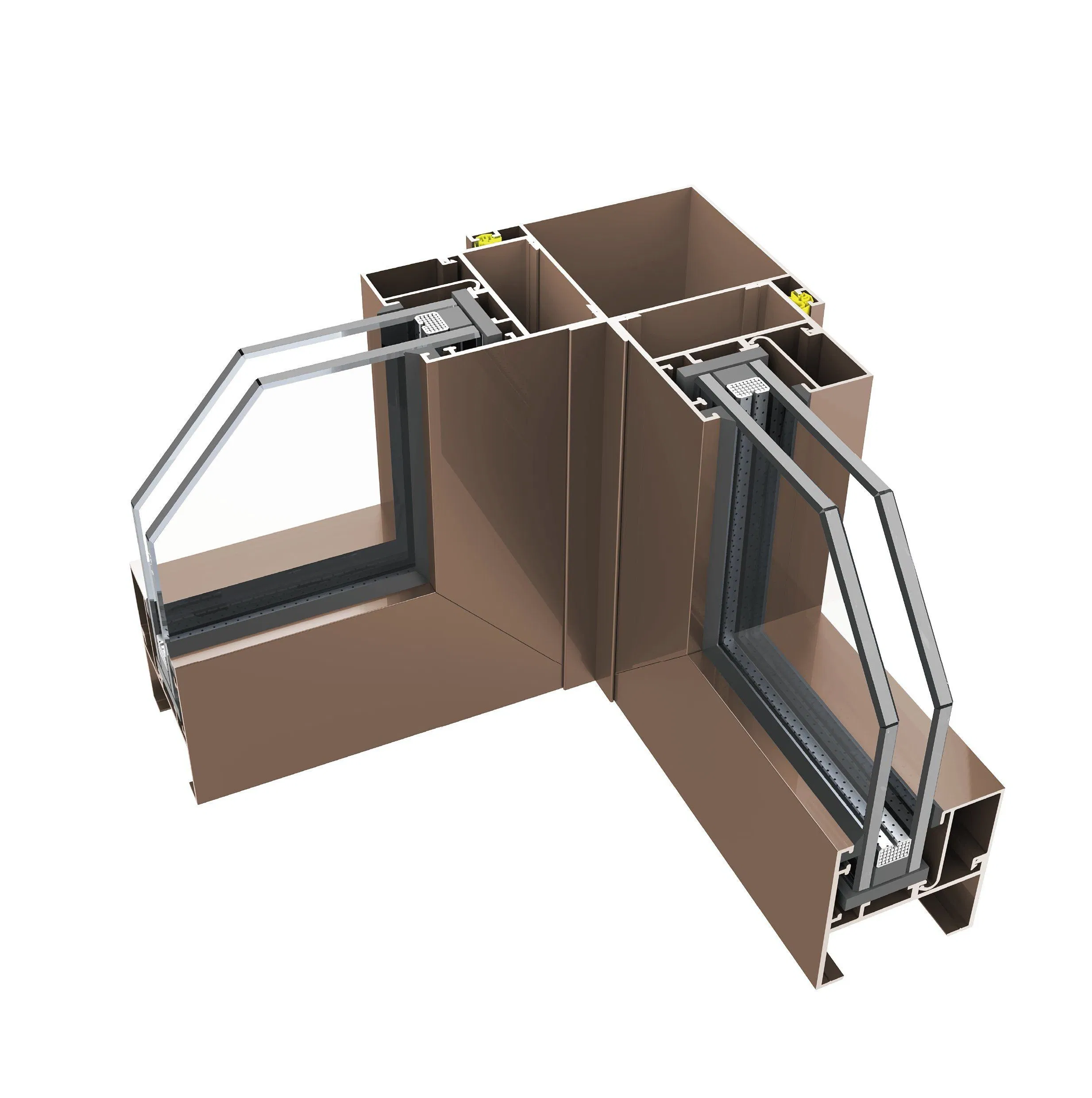 Sistema de Ventanas y Puertas Correderas de Aluminio Premium 3700