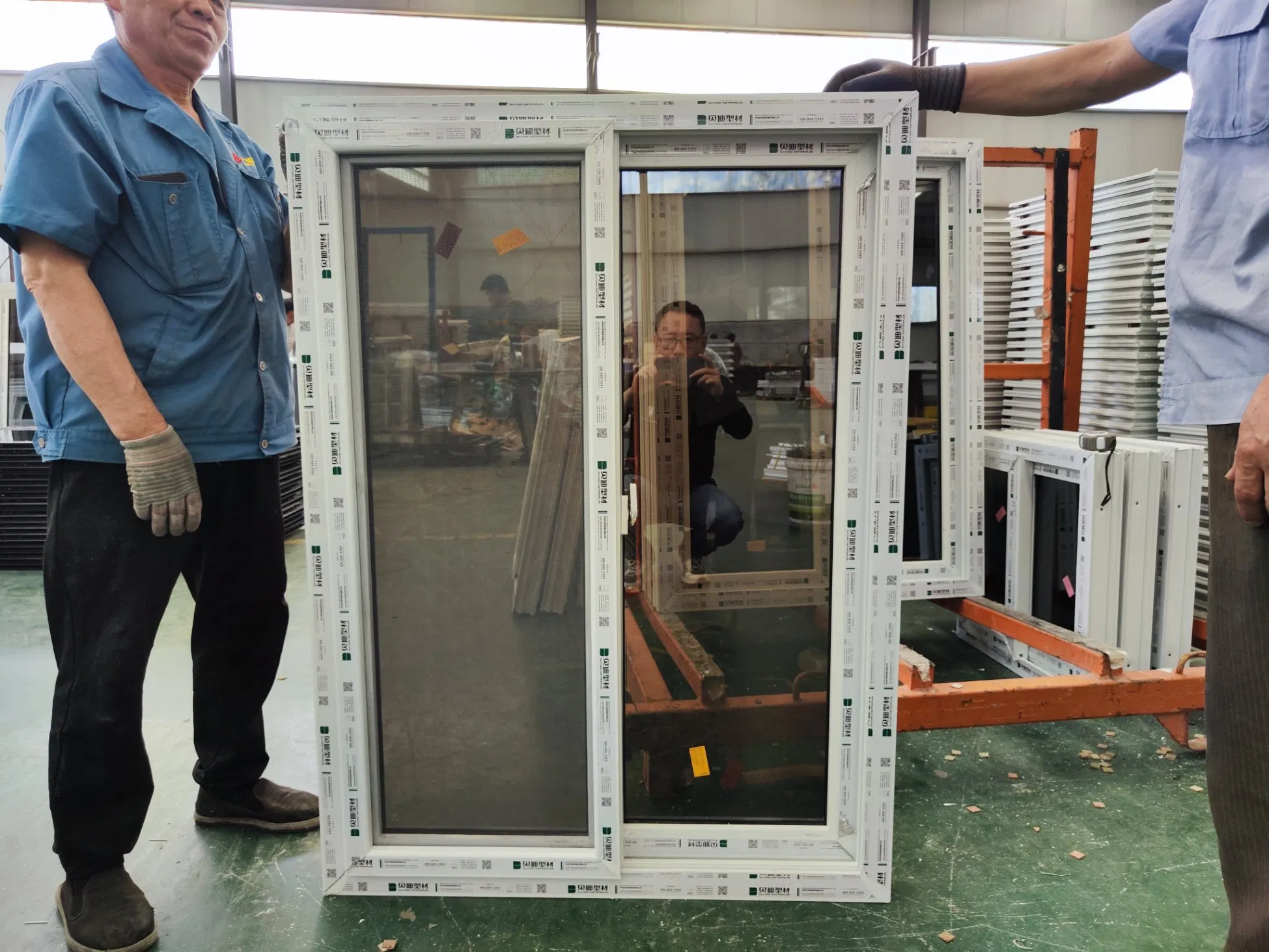 Venta Directa de Fábrica Ventanas Deslizantes de UPVC PVC con Vidrio de Impacto Huracanado para Bahamas