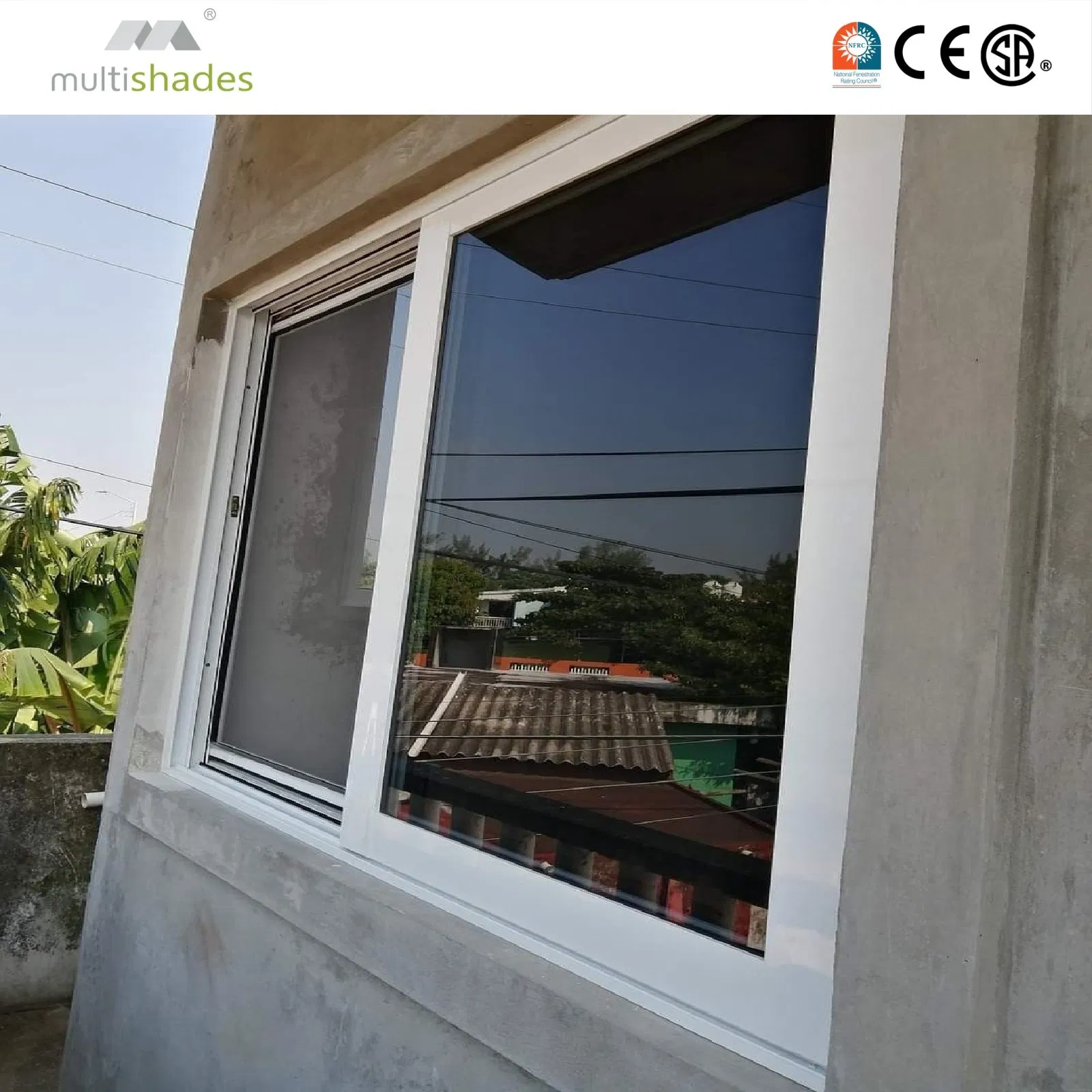 Ventana de aluminio de marco estrecho con diseño minimalista de ventana deslizante, impermeable, para uso residencial y comercial