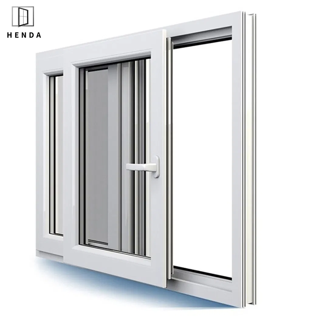 Nueva Ventana Deslizante de PVC/UPVC A Prueba de Agua, A Prueba de Sonido y Aislante Térmico Impacto de Huracán 88