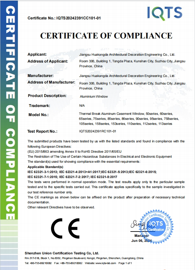 Certificado Calidad
