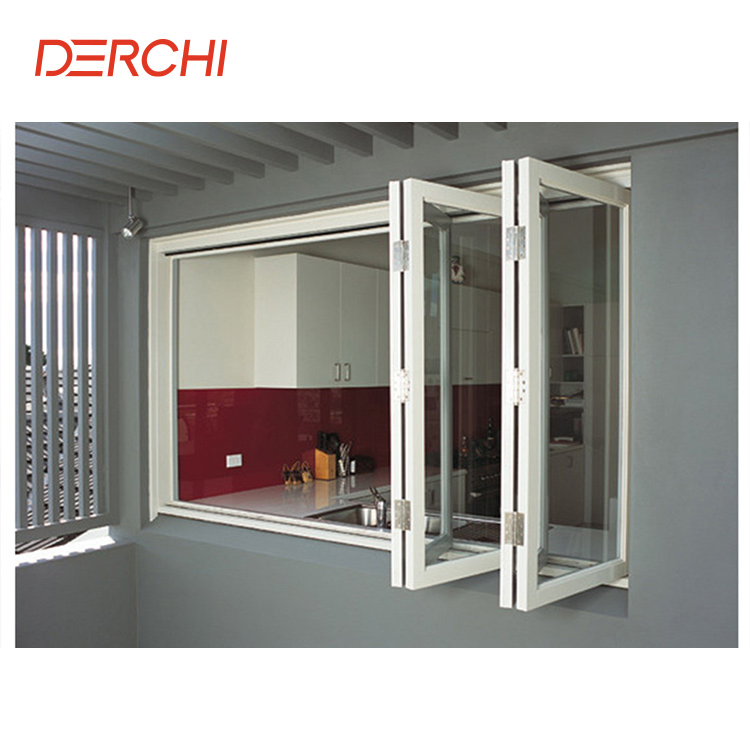 Ventanas y puertas corredizas de vidrio acústico con bisagras de aluminio de ruptura térmica
