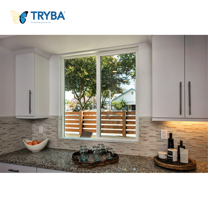 Puertas de vidrio insonorizadas de doble y triple acristalamiento con resistencia a huracanes, perfil de aleación de aluminio, ventanas de casement, fijas, plegables, de giro y de toldo deslizantes