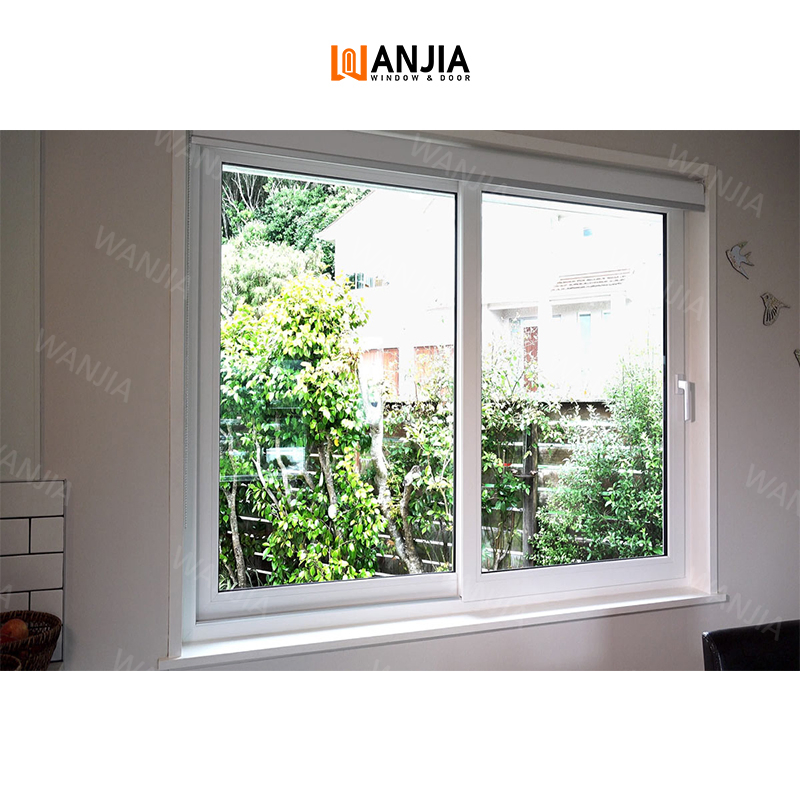 Precio de fábrica Ventanas deslizantes de vidrio Energy Star de UPVC plástico vinilo PVC