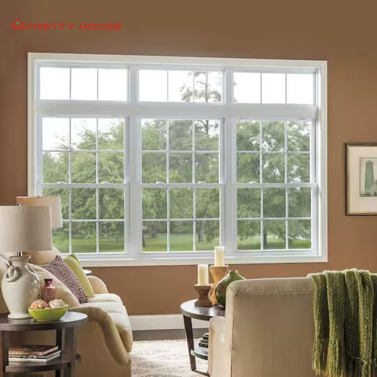Ventanas deslizantes verticales personalizadas de aleación de aluminio para interiores residenciales con vidrio