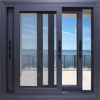 Ventanas deslizantes de aluminio de doble acristalamiento comerciales y residenciales de Cbmmart