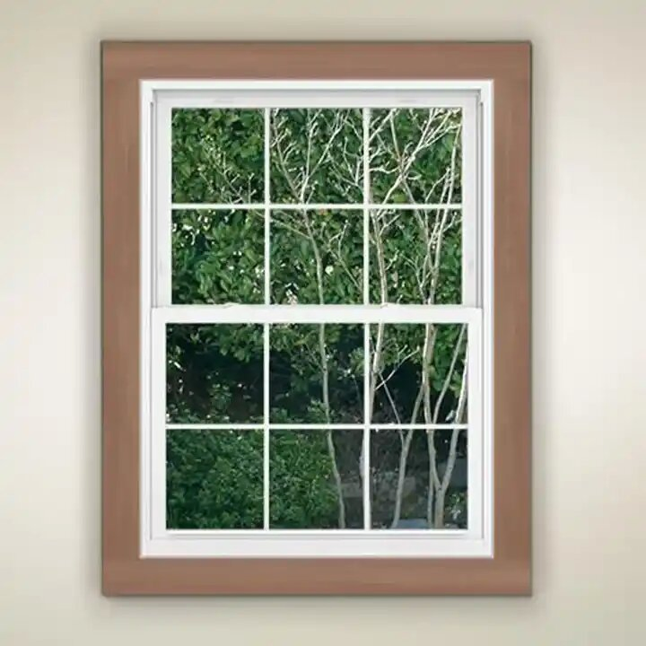 Ventana deslizante vertical automática de vidrio de aluminio Ventanas de doble colgado