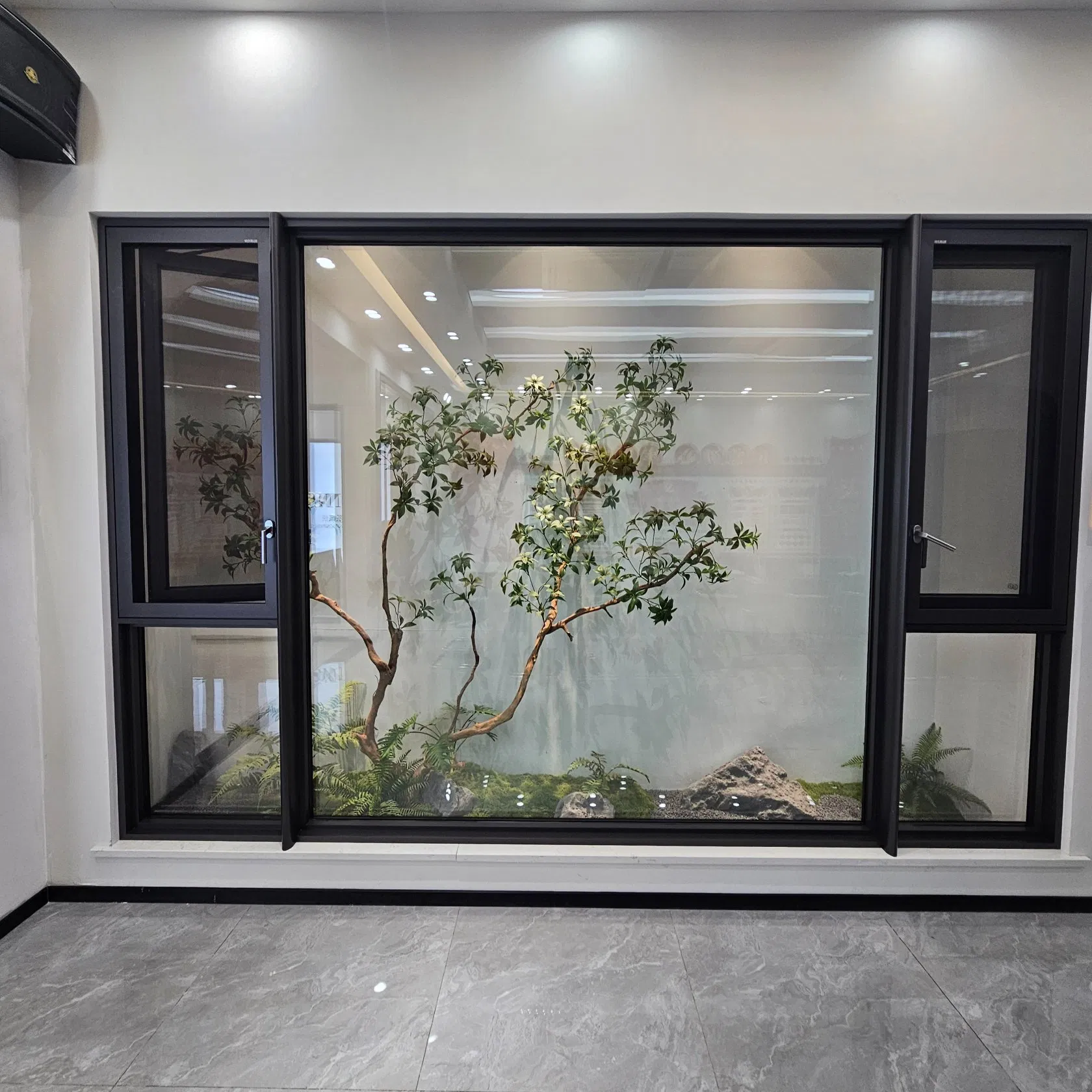 Ventana deslizante moderna y elegante con tecnología de seguridad avanzada
