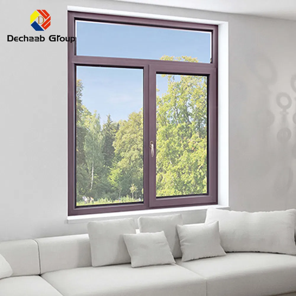 Red de mosquitos personalizada de fábrica / Malla de parrilla para ventana de casement de vidrio templado doble alto de aluminio para ventana deslizante de casa
