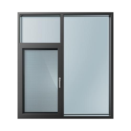 Venta caliente con precios de ventanas de vidrio de malla de seguridad de aluminio deslizantes y de casement