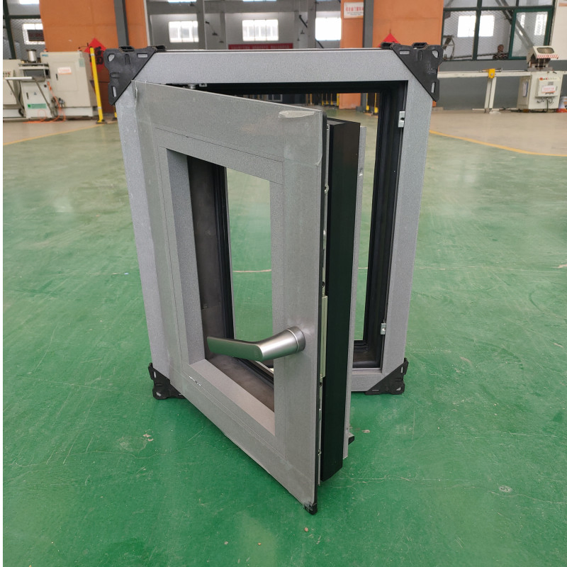 Ventana y puerta oscilante de aluminio residencial de doble acristalamiento, metal UPVC, toldo, ventana de casement, ventana deslizante de vidrio