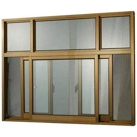 Perfil de aluminio eficiente en energía de Cbmmart, vidrio aislante de baja emisividad, ventana corrediza de vidrio