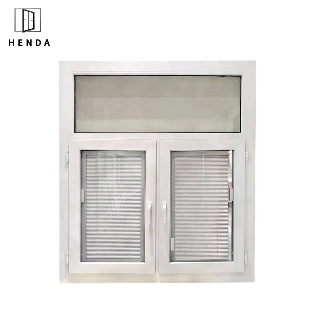 Precio de fábrica diseño simple aluminio UPVC PVC vinilo resistente a huracanes con doble acristalamiento, oscilante, abatible, deslizante, de casement y toldo ventana UPVC
