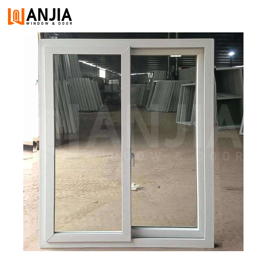 Ventanas de PVC de diseño energético eficiente de Florida, ventana corrediza de vidrio UPVC