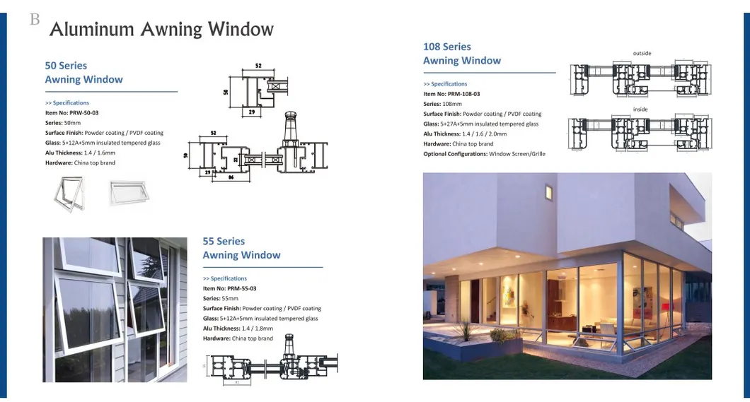 Ventana deslizante de aluminio insonorizada personalizada para interiores comerciales con doble cristal