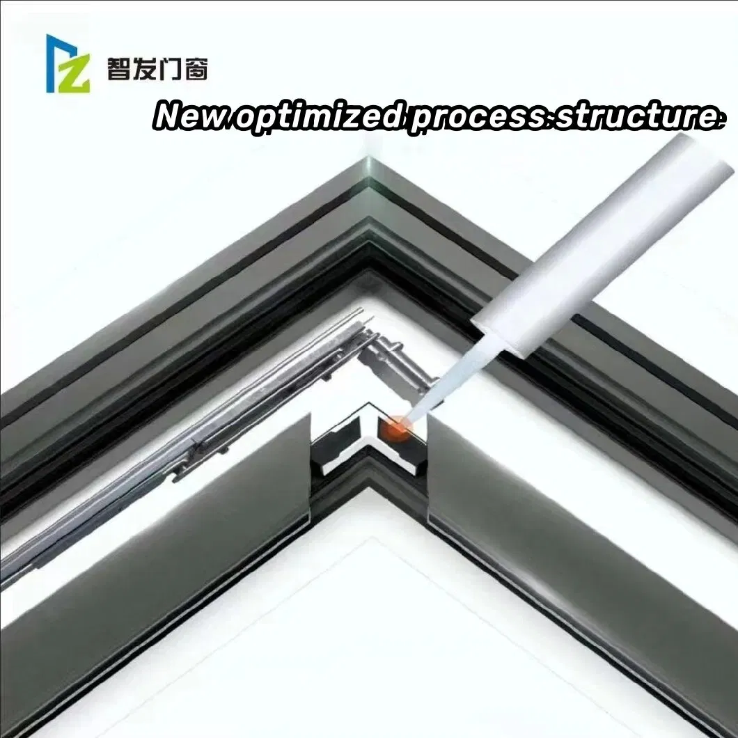Precio de fábrica ventana corredera de doble acristalamiento resistente a huracanes de aluminio