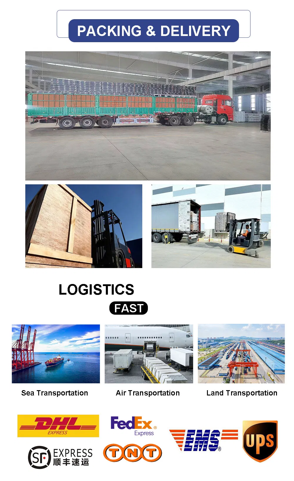 Proceso de embalaje profesional