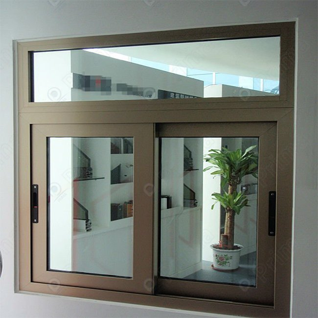 Ventana deslizante de aluminio insonorizada personalizada Prima para interiores comerciales con doble cristal