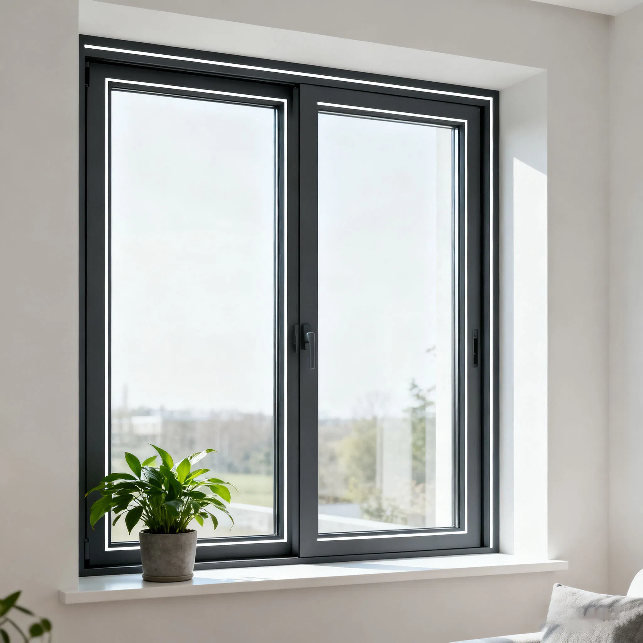 Ventana Deslizante de Aluminio Premium 90-120mm para Hoteles y Espacios Comerciales