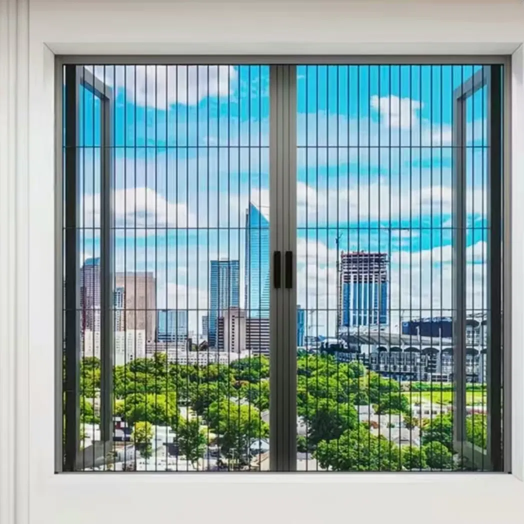 El fabricante produce pantallas de ventana retráctiles de metal ultra delgadas, de marco estrecho y a prueba de mosquitos de alta calidad a un precio asequible