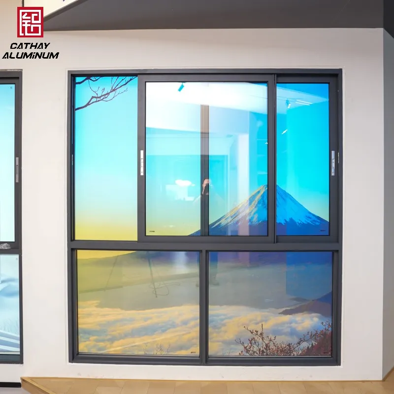 Marco de ventana deslizante de aluminio