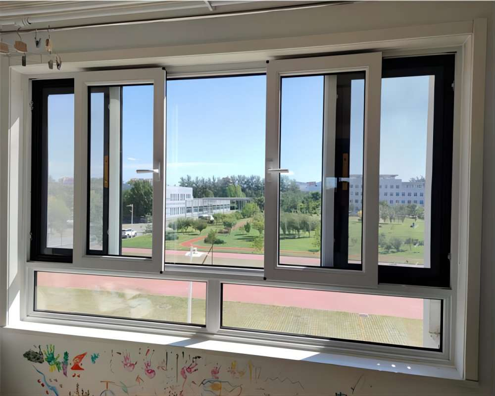 Ventana deslizante de aluminio triple acristalada al por mayor de fábrica de China para casa