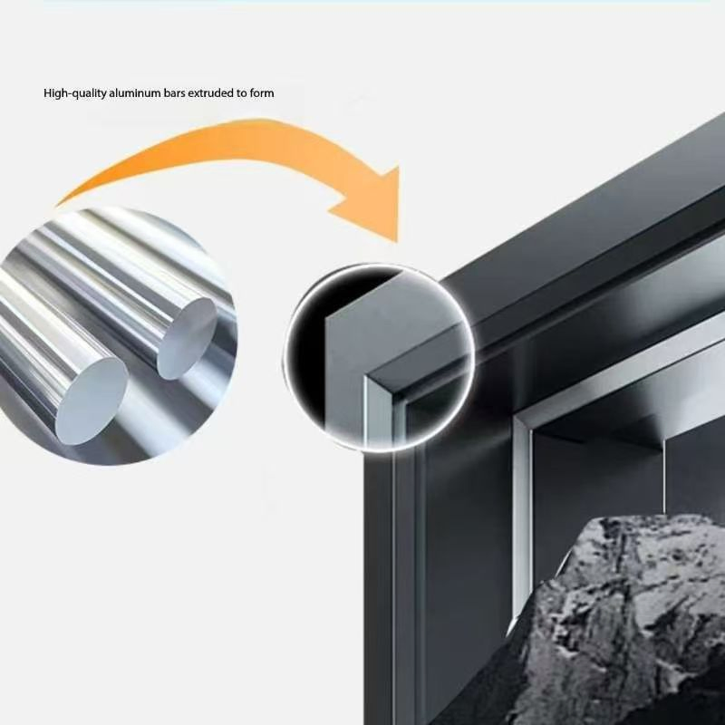 El mercado de China produce ventanas deslizantes de aluminio con marco ultra delgado