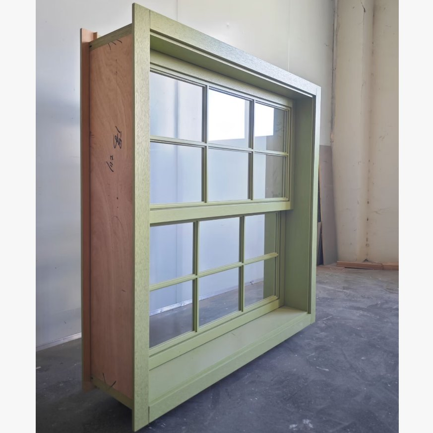 Ventana deslizante vertical de vidrio grande para proyectos de diseño arquitectónico contemporáneo