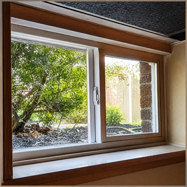 Ventana deslizante residencial de aluminio de gran apertura en gris mate con marco reforzado de carga