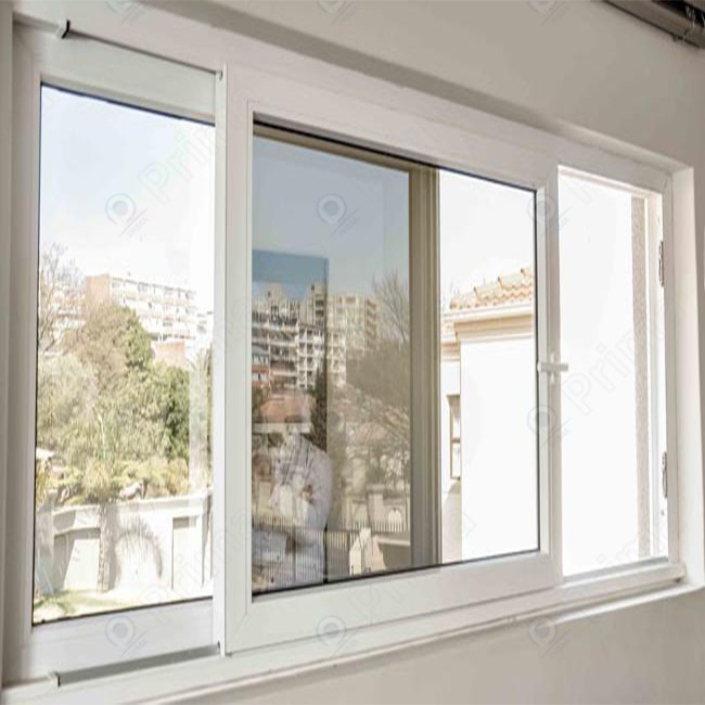 Ventana deslizante de aluminio insonorizada personalizada Prima para interiores comerciales con doble cristal