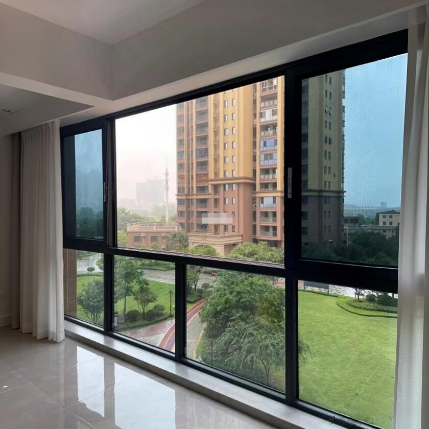 Ventana Deslizante de Aleación de Aluminio Personalizada - Modelo Deslizante para Ventana de Ruptura Térmica