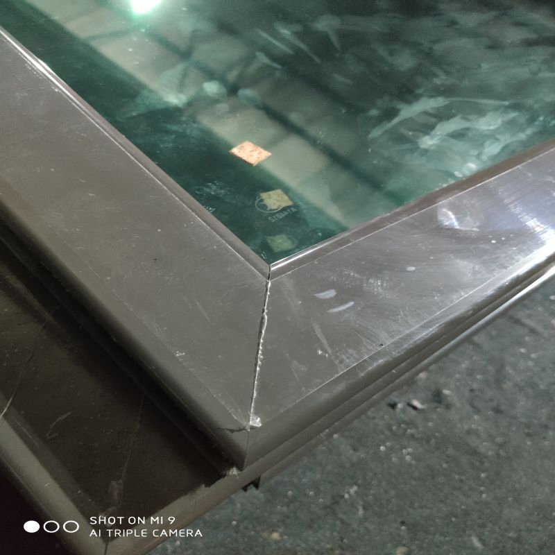 As2047 Ventanas corredizas de aluminio australiano con vidrio doble templado y pantalla de fibra de vidrio inoxidable