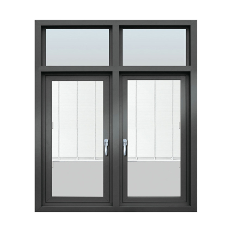 Ventana de aluminio insonorizada con doble y triple acristalamiento de vidrio Low-E, tipo oscilobatiente, corredera y abatible