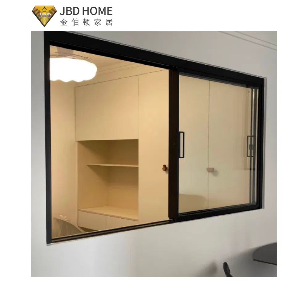 Ventana deslizante de aluminio con ruptura térmica hecha a medida para villa, certificada por CE