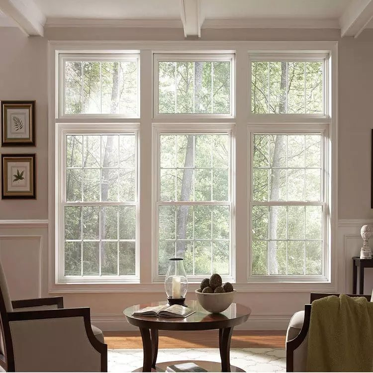 Puertas y Ventanas Deslizantes PA Grandes Áreas de Vidrio Diseño de Ventanas Deslizantes de Aluminio en Venta