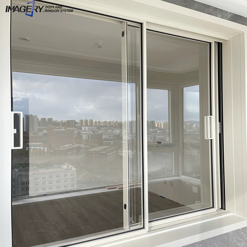 Precios de ventanas y puertas corredizas de PVC resistentes al impacto para huracanes para el hogar