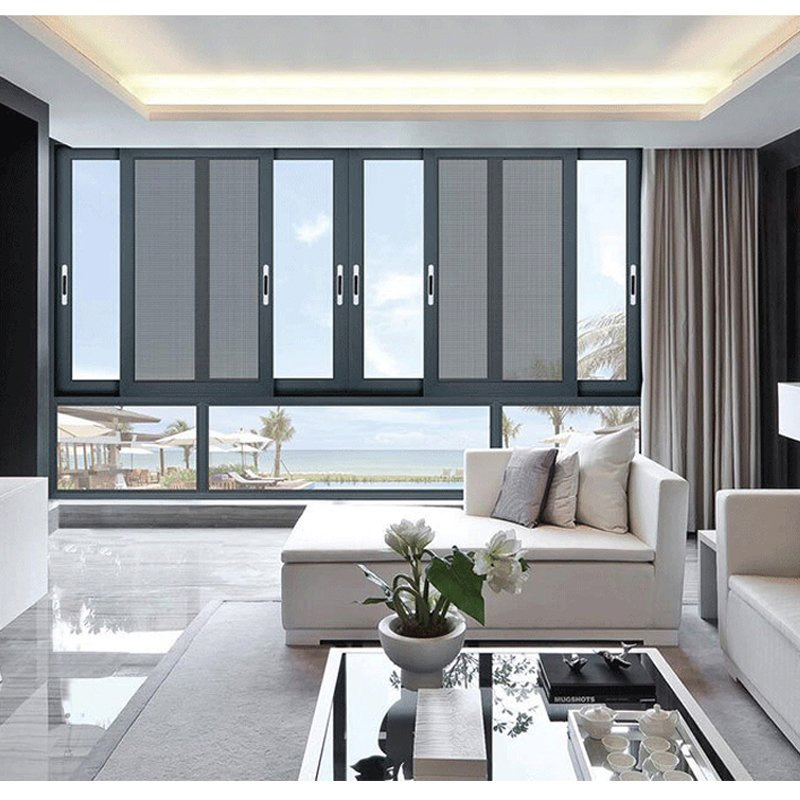 Aluminio vidrio aleación PVC UPVC perfil extrusión material de construcción puerta deslizante puertas metal madera ventana abatible pantalla ventanas y puerta