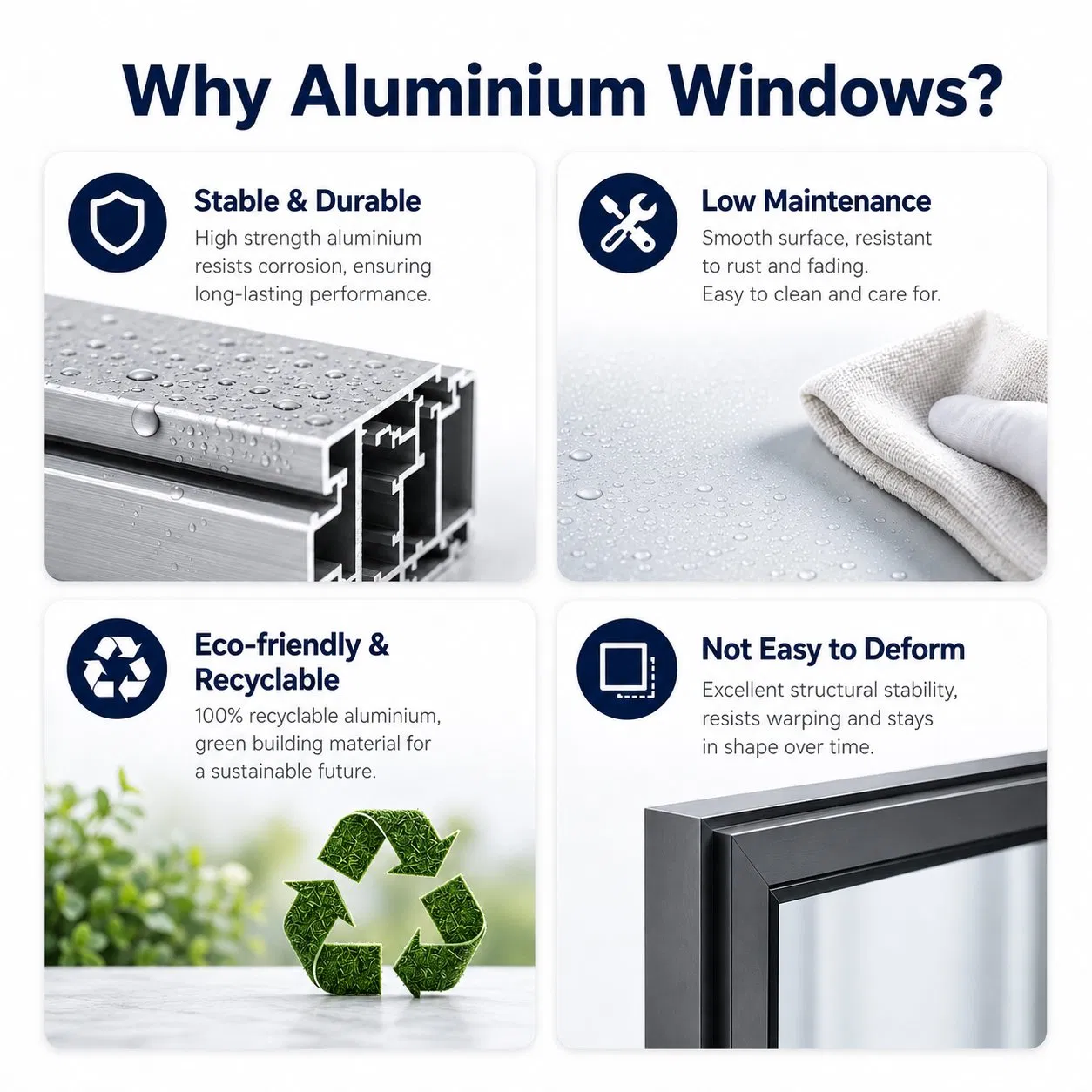 Ventana deslizante horizontal de aluminio con aislamiento térmico de aluminio duradero de fábrica