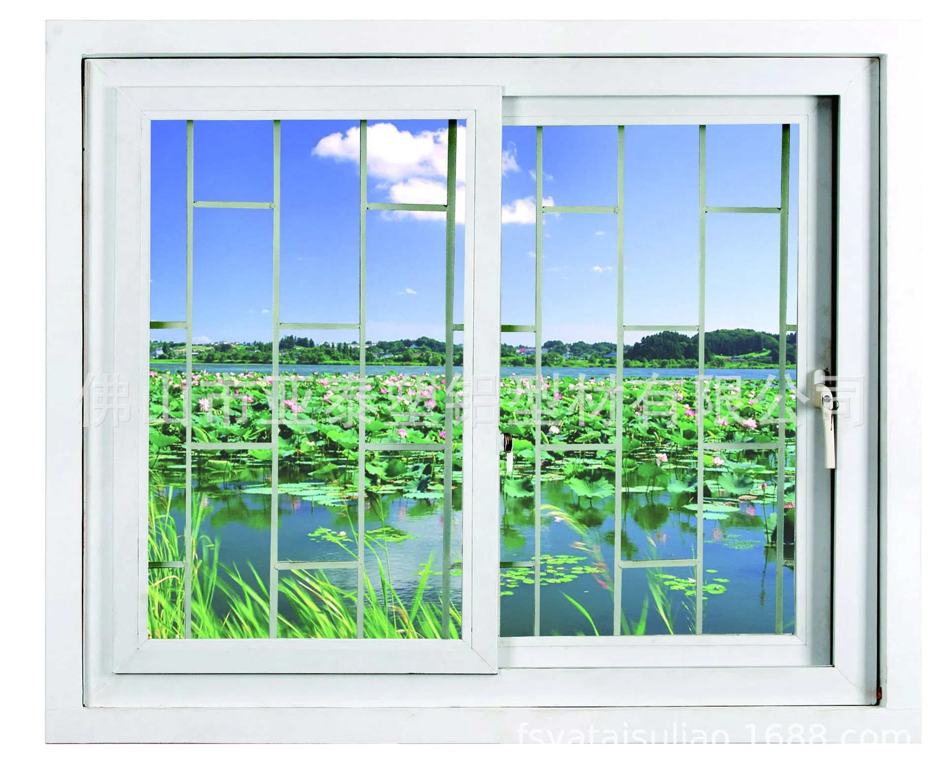 Aprobación de Florida Ventanas Deslizantes de PVC Resistentes a Impactos y a Huracanes