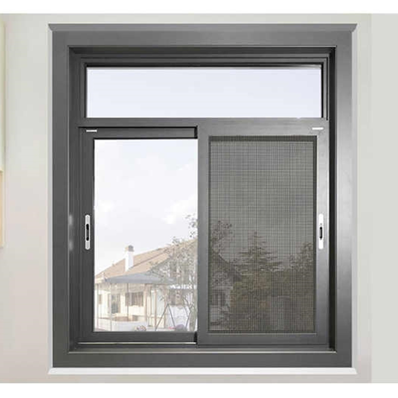 Casa de Diseño Gratuito Personalización Ventana de Aluminio de Doble Cristal Ventanas Deslizantes Horizontales