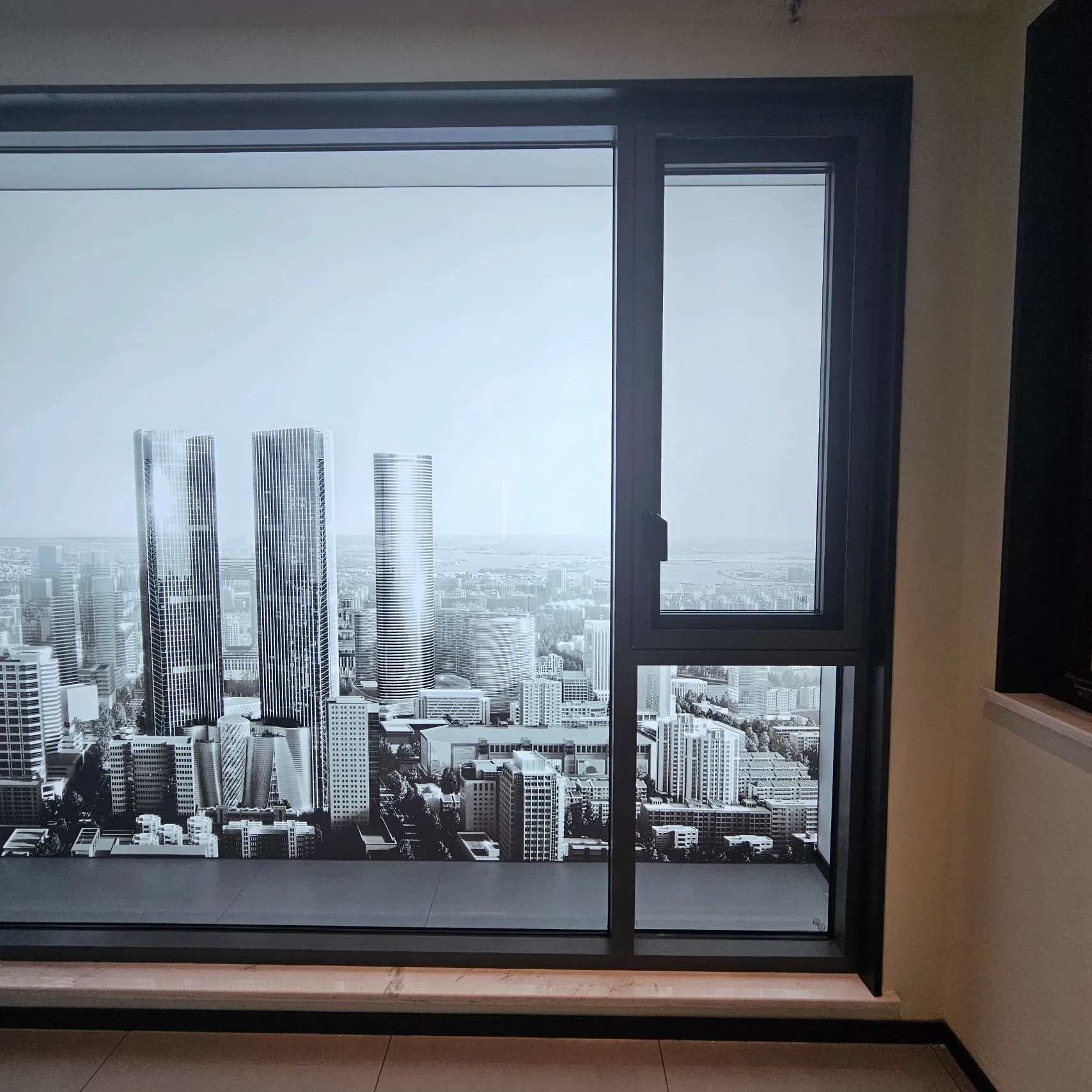 Ventana deslizante moderna y elegante con tecnología de seguridad avanzada
