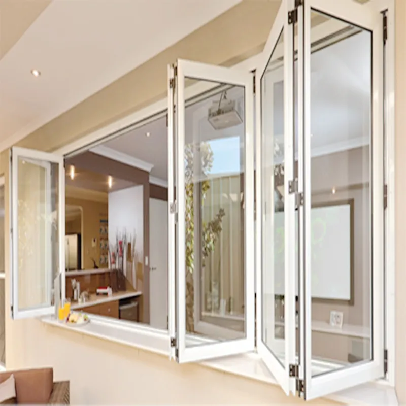 Ventana plegable de aluminio 1