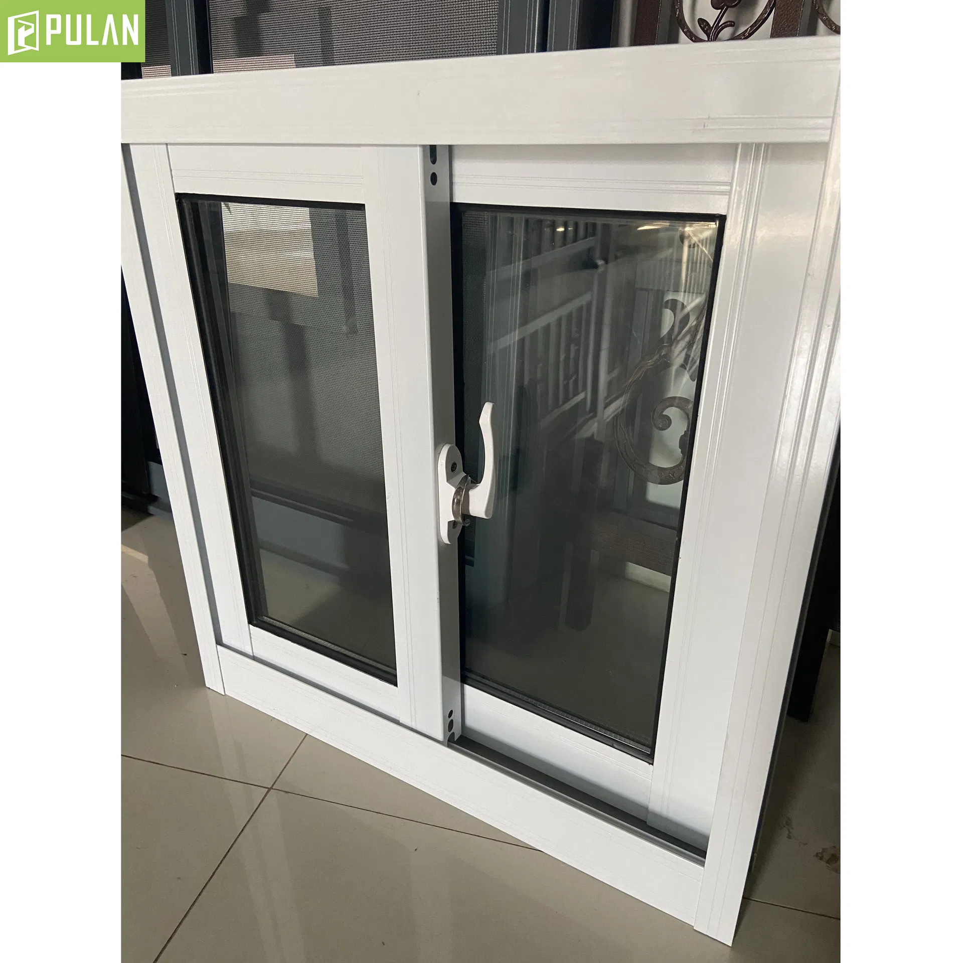Ventanas deslizantes de vidrio de aleación de aluminio resistentes a la corrosión, de tamaño personalizable, para exteriores, de alta resistencia, para villas y edificios comerciales