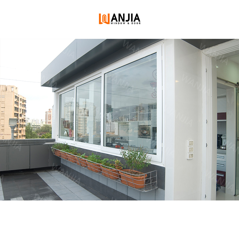 Precio de fábrica Ventanas deslizantes de vidrio Energy Star de UPVC plástico vinilo PVC