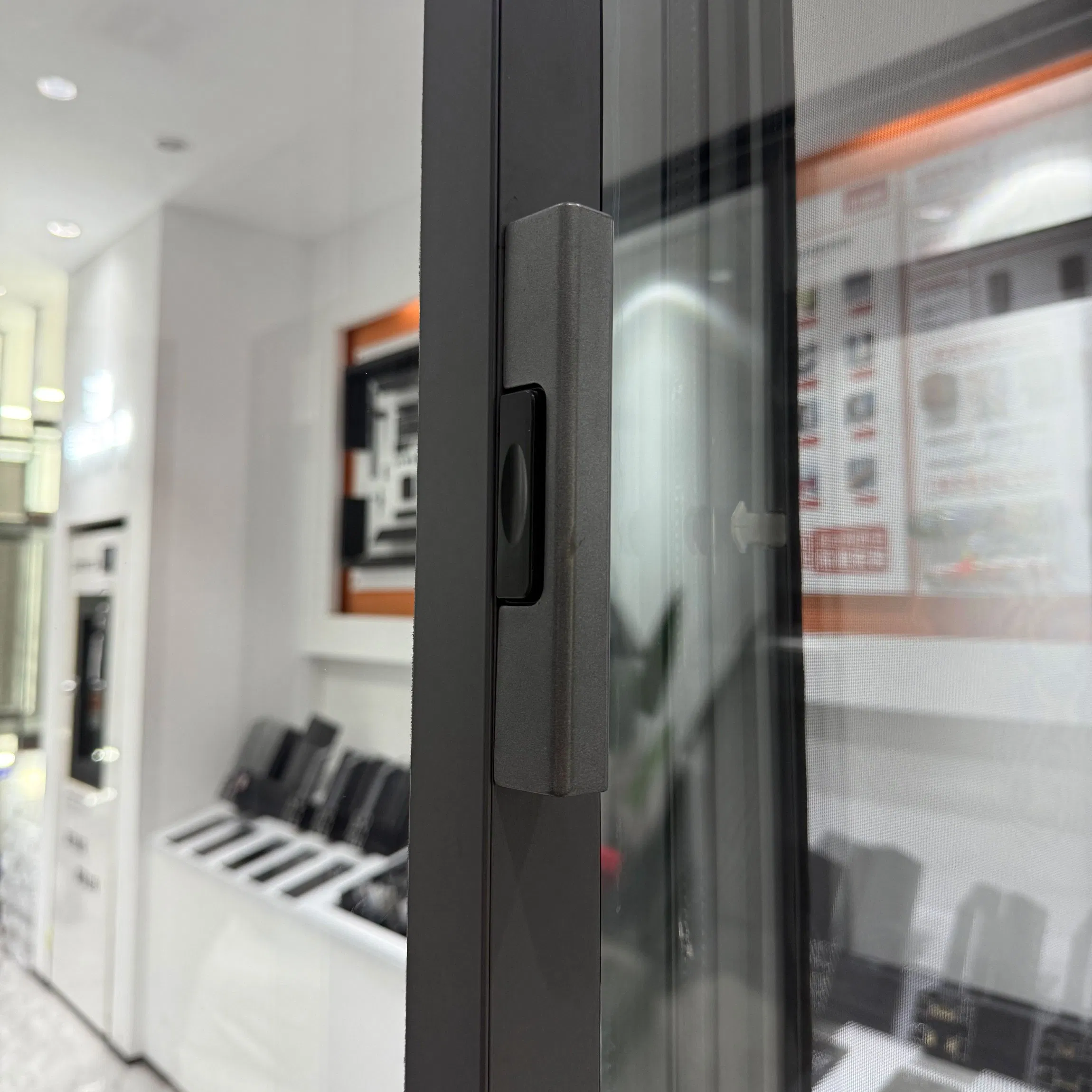 Ventana deslizante horizontal de aluminio moderna para uso en el hogar