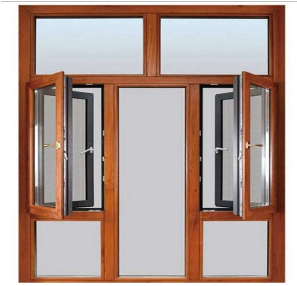 Venta caliente con precios de ventanas de vidrio de malla de seguridad de aluminio deslizantes y de casement