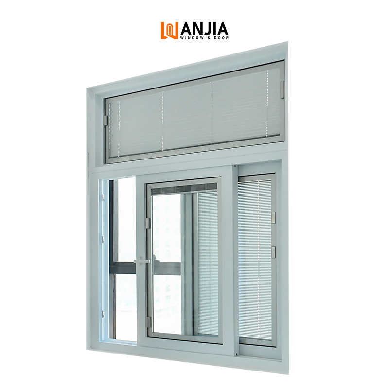 Ventana deslizante de PVC de vinilo de doble acristalamiento personalizada para espacios únicos